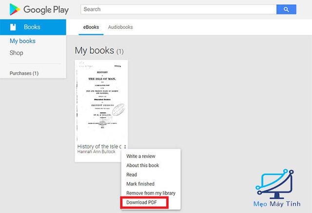 Cách download Google Book 2