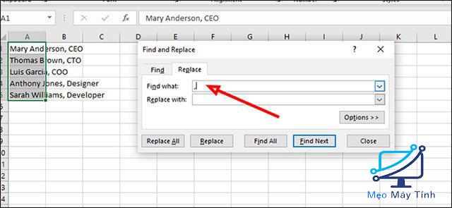 Ngắt dòng sau các ký tự cụ thể trong Excel 3