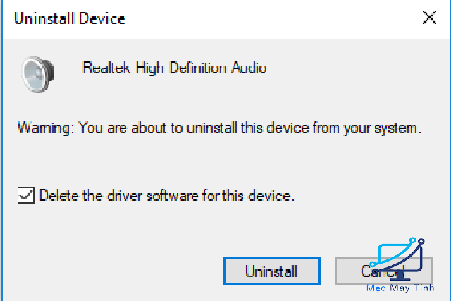tải và cài đặt lại Realtek HD Audio Manager 2