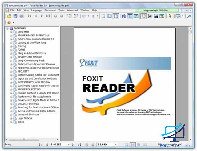 Phần mềm đọc file PDF Foxit Reader