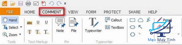 Cách tạo ghi chú trong file PDF