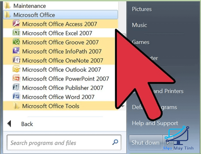 cài đặt Microsoft Office 2007 bước 8