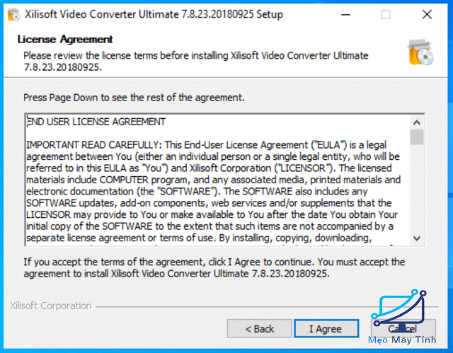 cài đặt Xilisoft Video Converter Ultimate bước 3