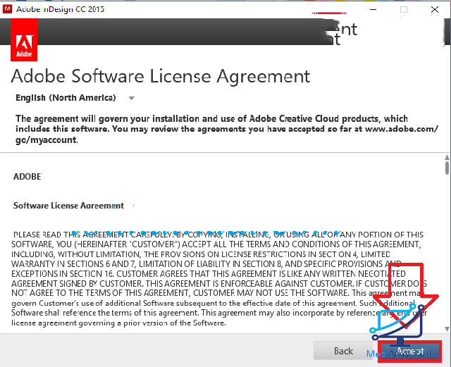 Cài đặt Adobe Indesign CC 2015 bước 5