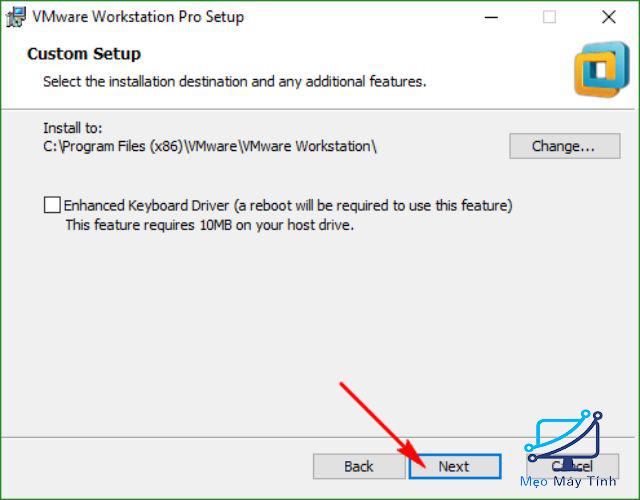 cài đặt VMware Workstation 12 bước 3
