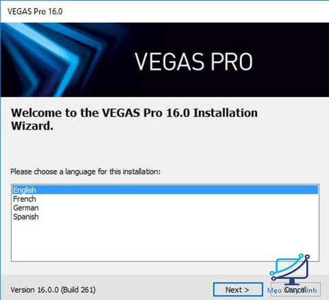 Cách cài đặt bản thủ công của Sony Vegas Pro 16-1