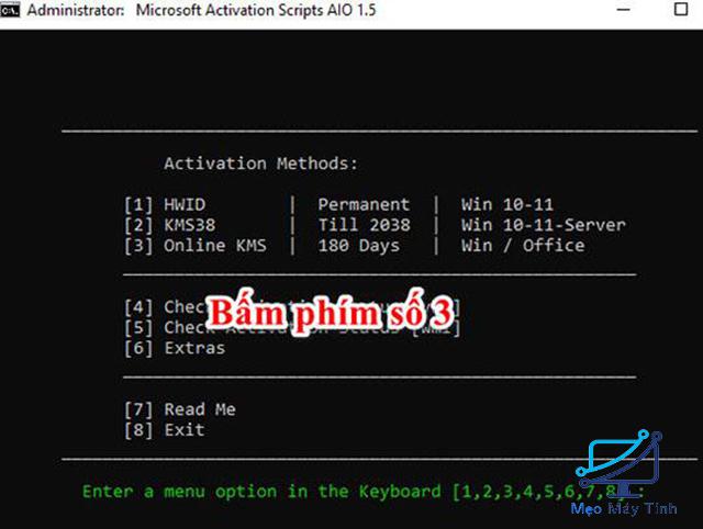 Active Windows 8.1 bằng KMSpico 2