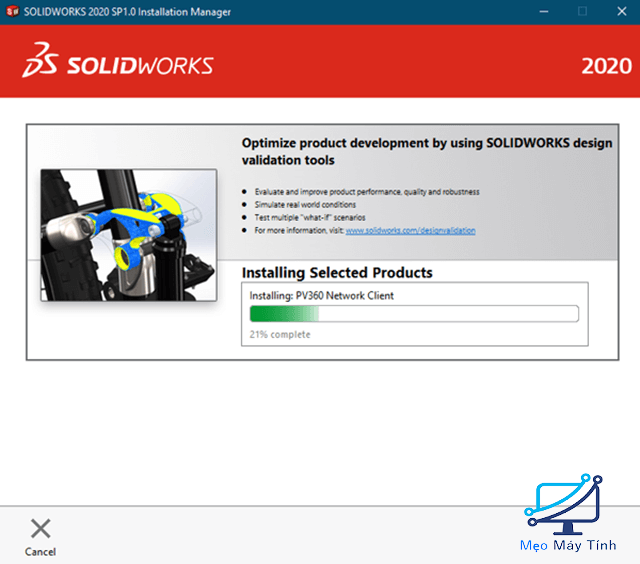 cài đặt SOLIDWORKS 2020-5