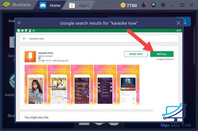Cách cài đặt Karaoke Now cho máy tính bước 3