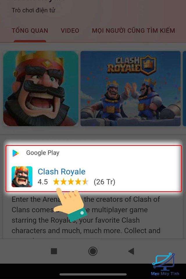 Cách tải Clash Royale trên Android 2