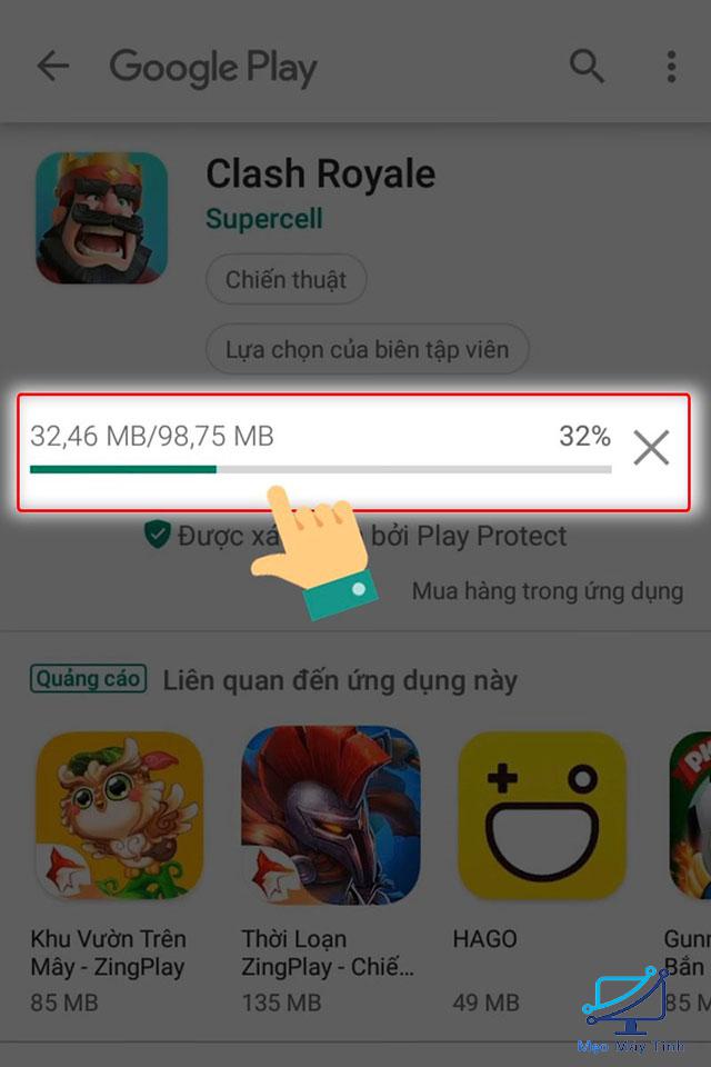 Cách tải Clash Royale trên Android 4
