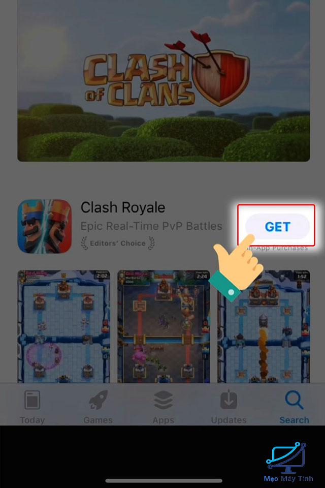 cách tải Clash Royale trên iOS 9