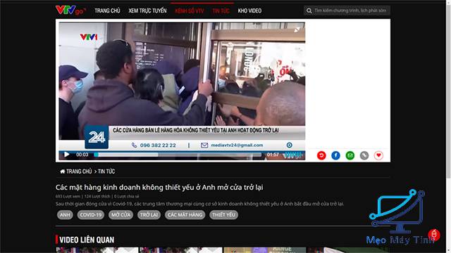 Cách xem VTV Go trên máy tính 3