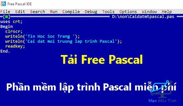 phần mềm Free Pascal