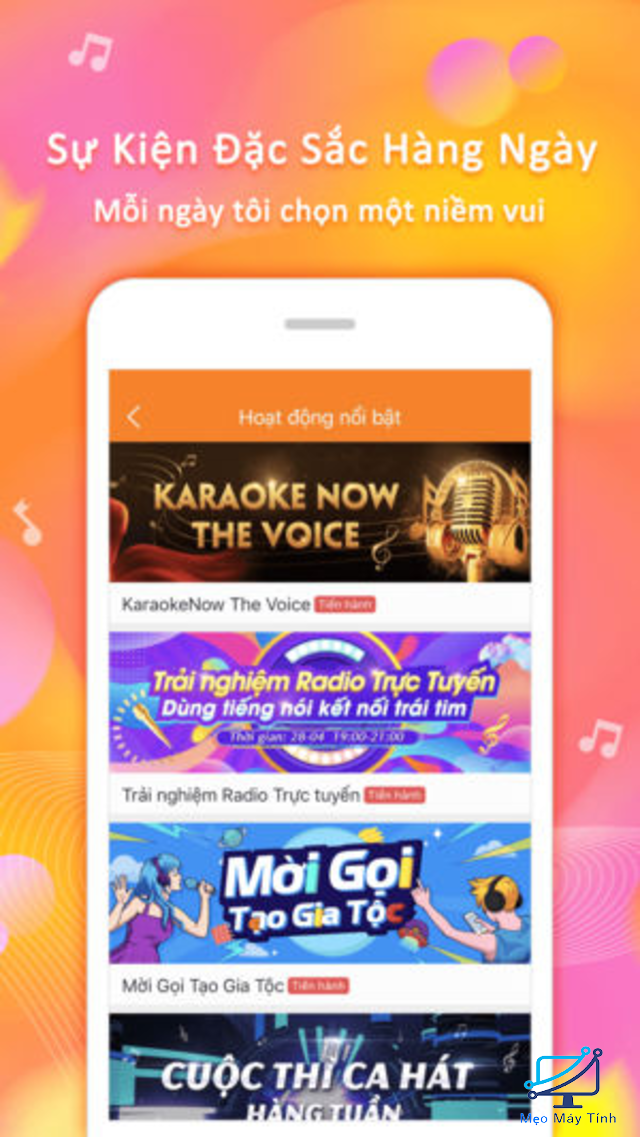 Tính năng của Karaoke Now