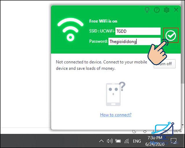 Cách phát WiFi trên máy tính bằng UC Browser 6