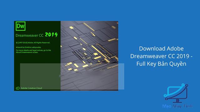Phần mềm adobe dreamweaver cc 2019